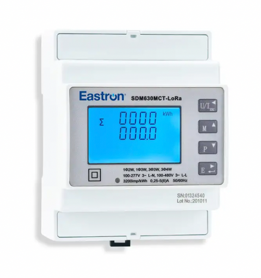 Eastron SDM630MCT LORAWAN Three Phase Energy Monitor